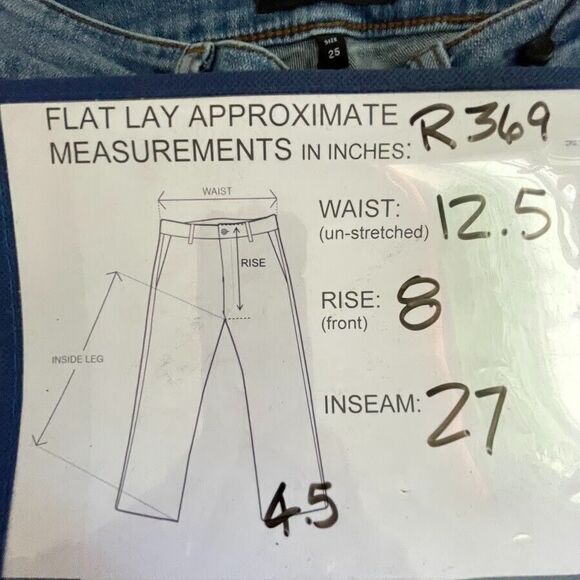 Prosperity Womens Jeans Size 25 Blue Mid Rise Ankle Stretch Skinny Denim NEW! - Picture 11 of 15